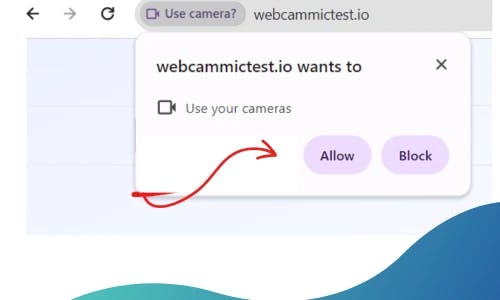 Now allow permission to accses your webcam