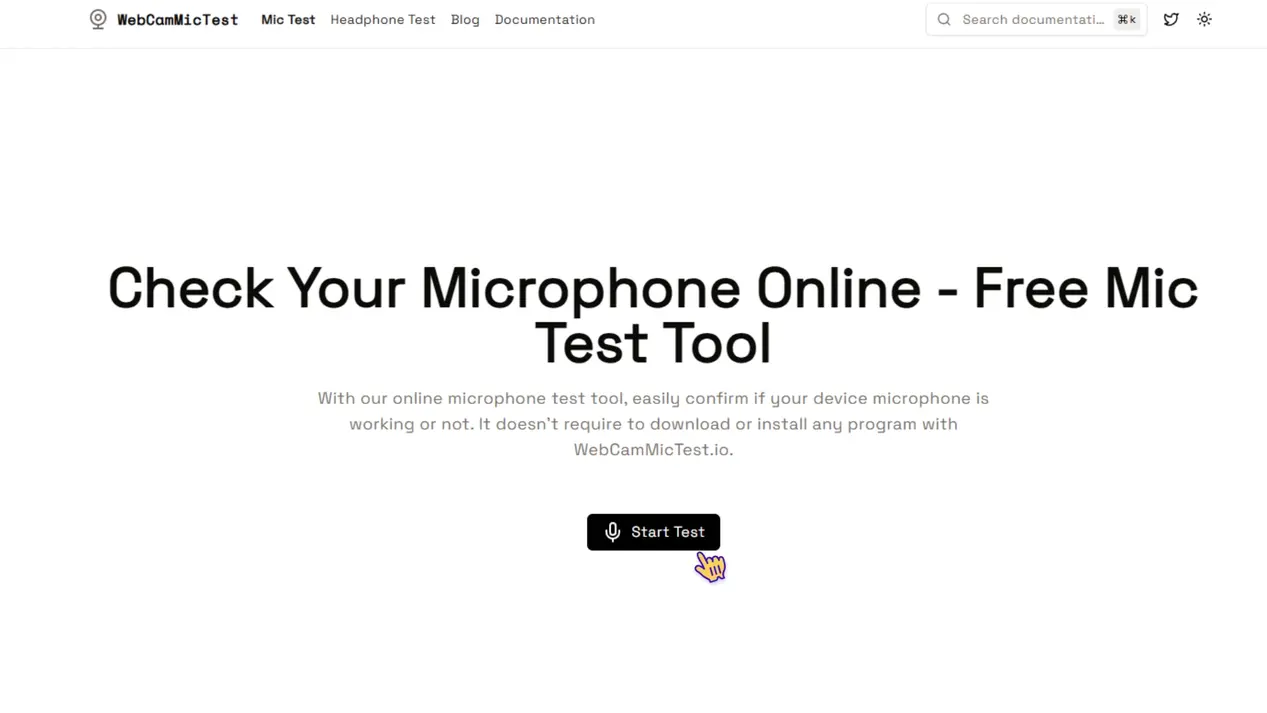 mic test online